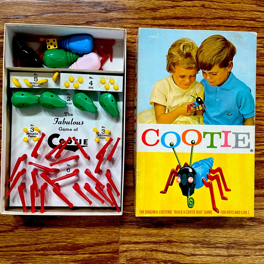 Vintage Cootie Bug Game-New in the box, Hard to find